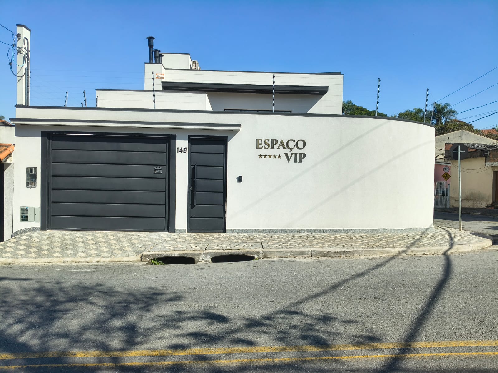 Fachada do Espaço VIP, espaço para festas em Guarulhos